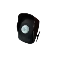Sensor de Presença Parede Externo Preto
