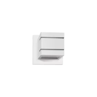 Arandela Mini Cubo Linea 1 Lâmpada G9 Branca