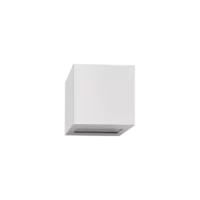 Arandela Cubo Slim 1 Lâmpada G9 Branca