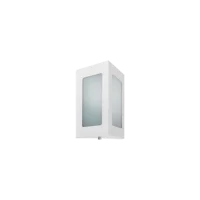 Arandela Metropolis Triangular 1 Lâmpada E27 Branca