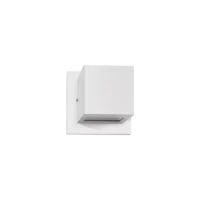 Arandela Mini Cubo 1 Lâmpada G9 Branca