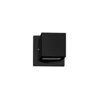 Arandela Mini Cubo 1 Lâmpada G9 Preta