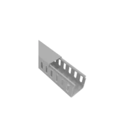 Canaleta p/ Painel 30x30mm 2mts Semi Aberta Cinza