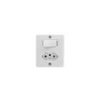 Conjunto Box Interruptor Paralelo + Tomada 2P+T 10A