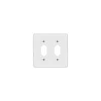 Placa Stylus 4x4 2 Tomadas Fixas