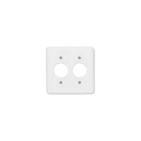 Placa Stylus 4x4 2 Tomadas Redondas