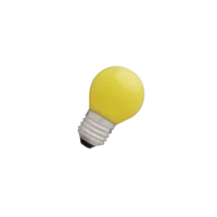 Lâmpada Incandescente Bolinha 15W E27 127V Amarela