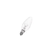 Lâmpada Incandescente Vela Lisa 25W E14 127V Clara