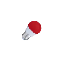 Lâmpada Led Bolinha Color 1W Vermelha
