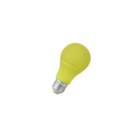 Lâmpada LED Bulbo Color 7W E27 Amarela