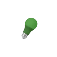Lâmpada LED Bulbo Color 9W E27 Verde