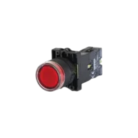 Botão Pulsador Iluminado Vermelho