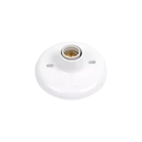 Plafon PVC 1 Lâmpada E27 Branco