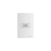 Conjunto Atria 1 Cigarra Eletrônica Bivolt 4x2 Branco