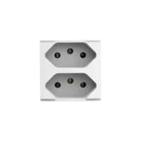 Modulo Atria Tomada 2P+T 20A Duplex Branco