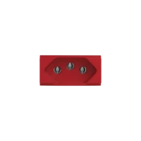 Modulo Atria Tomada 2P+T 20A Vermelho